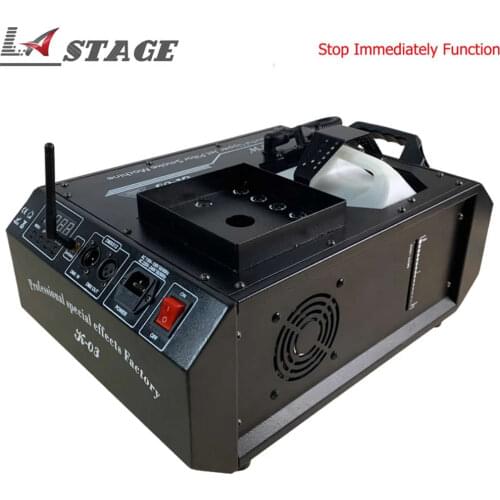 Free Shipping High Quality Professional 1500w Dmx Rgb 12x3w Led Fog Machine Stage Lighting Equipment Stop Immediately Function