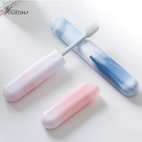 OYOURLIFE Portable Waterproof Dust-proof Toothbrush Case Outdoor Travel Tooth Brush Protect Container Bathroom Toothbrush Cover
