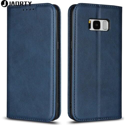 Jaort Case On For Coque Samsung S8 Plus Cover For Samsung Galaxy S8 Plus Case Luxury Leather Wallet Magnet Flip Stand Cases