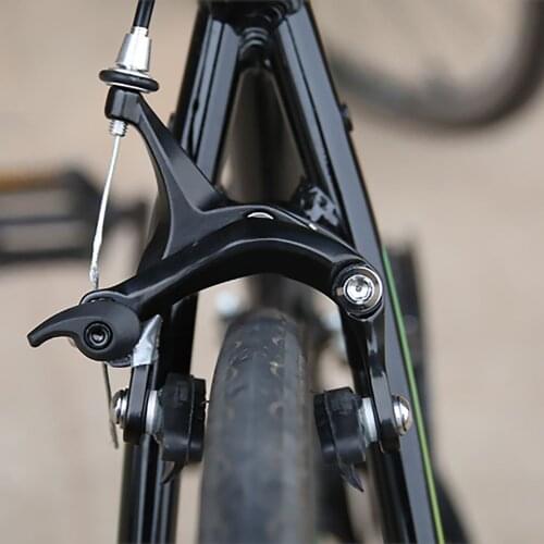 MTB Dual Pivot Brake Caliper Road Bike Aluminum Alloy Brake Clamp Durable Bike Brake Caliper Bicycle Accessory