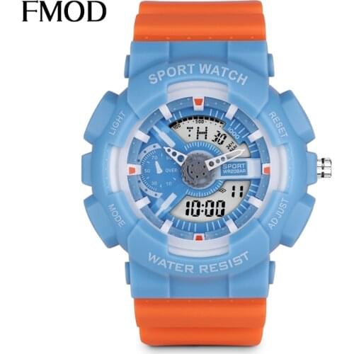 2020 FMOD Boys Girls Electronic Digital Watch Outdoor Military Sport Watches Clock 30M Waterproof Wristwatch For Children Kids