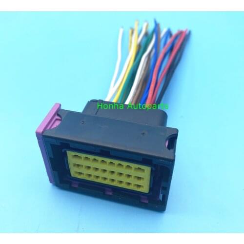 FCI 24 pin ECU wiring housing car connector plug with Wire 211PC249S0005