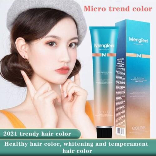 Hot Selling 23 Fashion Hair Dye Long Lasting Smooth Hair Ammnia Free Hair coloring Cream Professional Salon Colorant Pigment
