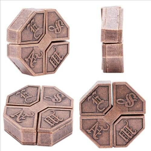 1Pc Alloy Box Lock Puzzle Classic Metal Brain Teaser IQ&EQ Test Toys For School Classroom Adults Children Kids Gifts