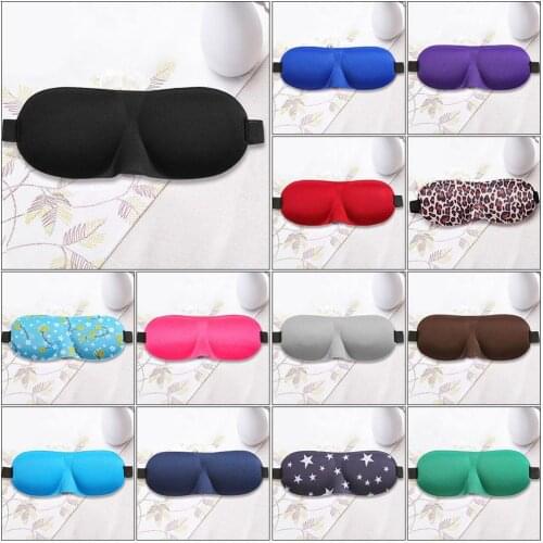 10 Pcs Wholesale 3D Sleep Mask Sleeping Eye Mask Eyeshade Cover Shade Eye Patch Women Men Soft Portable Blindfold Eyepatch