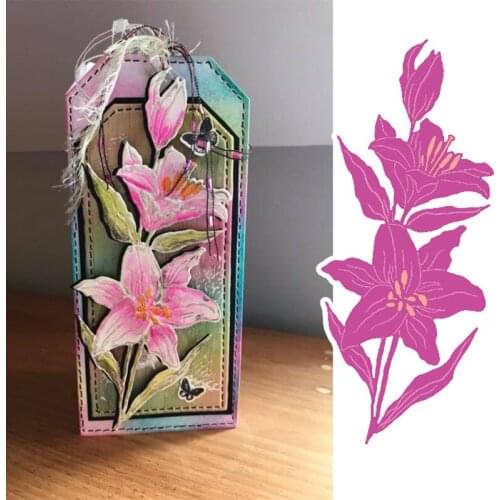 Azalea Flower Metal Cutting Dies Stencil for DIY Scrapbooking Embossing Photo Album Decoration Paper Card Craft Die Cut New 2019
