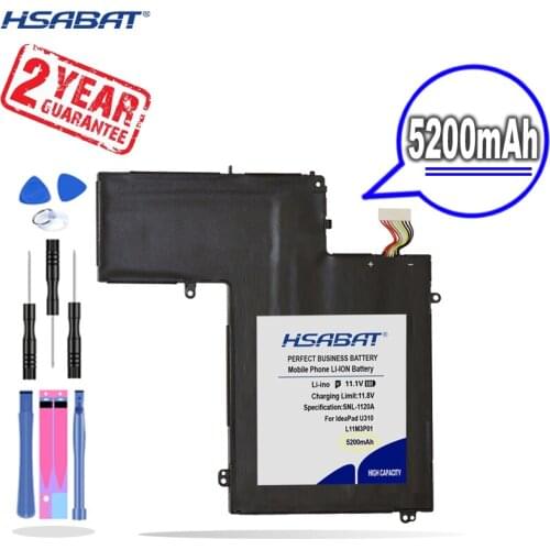 New Arrival [ HSABAT ] 5200mAh 3ICP5/56/120 L11M3P01 Replacement Battery for Lenovo IdeaPad U310 43752CU Ultrabook