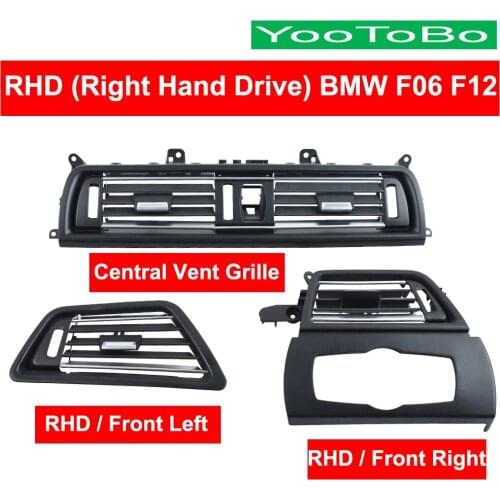 RHD Car Front Console Central AC Air Conditioner Vent Grille Outlet Panel For BMW 6-series F06 F12 630 635 640 645 650 2011-2018