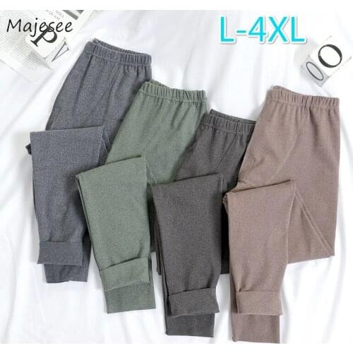 Winter Plus Velvet Thermal Underwear Bottoms Men Large Size L-4XL Warm Underpants Simple Thicken Teens Underwears Casual Male