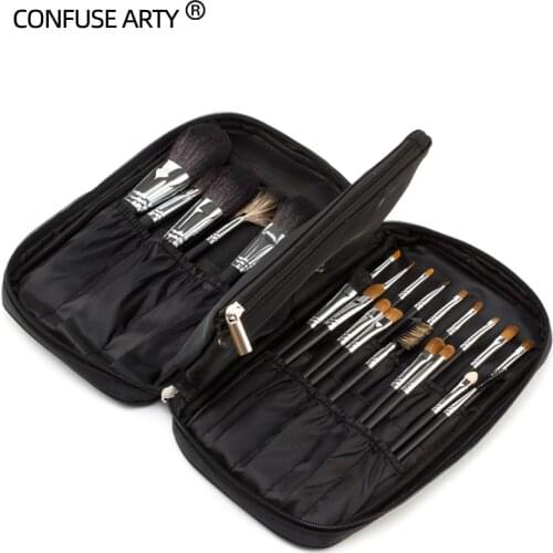 Convenient Makeup Bag 12/17/24 Hole Cosmetic Bags High Quality 2018 New Arrival Beauty Case