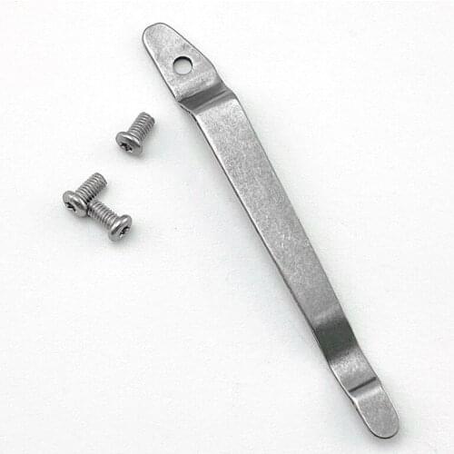 Stainless Steel Back Clip Pocket Holder Knife Clip Accessories Tool DIY Parts for Folding Knife Holder Making Knives