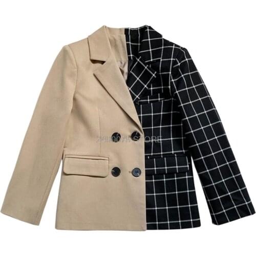 Flower Boys Girls Blazer Jacket Gentleman Kids violin dance show performence suit Children Formal Wedding Birthday Party Jacket