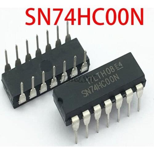 10PCS SN74HC00N DIP14 SN74HC00 DIP 74HC00 DIP-14 new and original IC