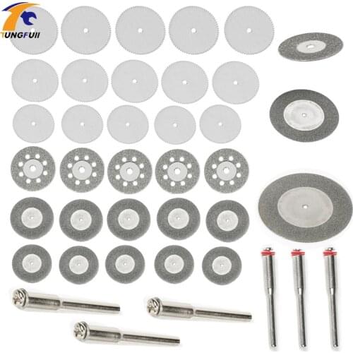 39pcs diamond cutting disc for dremel tools accessories mini saw blade diamond grinding wheel set rotary tool wheel circular saw