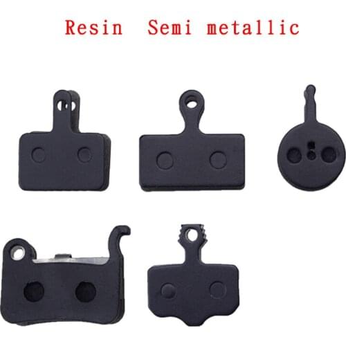 4 Pair (8pcs) MTB Bicycle disc brake Mountain bike Resin Semimetal hydraulic disc brake pads The brake pad accessories