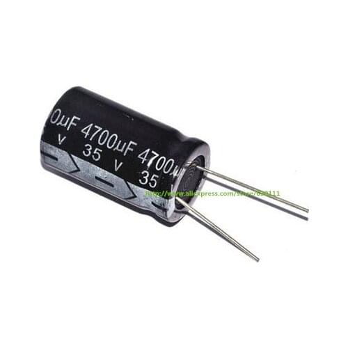 5pcs 4700uF 35V Electrolytic Capacitor 35V4700UF 18x30mm