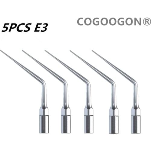 5PCS Dental Ultrasonic Scaler Tips E3 NEW Dental Ultrasonic Scaler 120 Endo tip compatible EMS/Woodpecker E3 US