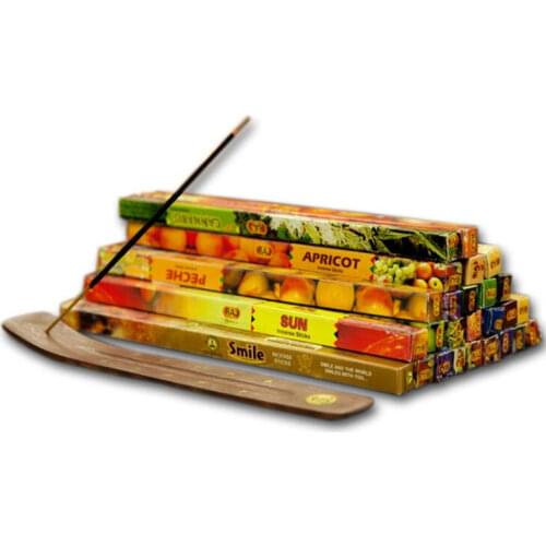 8pcs India Stick Incenses White Sage Sandalwood Natural Household Indoor Clean Air Indian Incense Sticks Yoga Buddhism 22cm