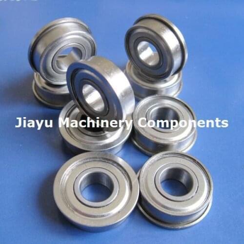 Free Shipping 50 PCS FR6ZZ Bearings 3/8 x 7/8 x 9/32 inch FR6-2Z Flanged Ball Bearings RI-1438ZZ