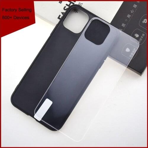 Custom printed wholesale personality mobile tempered glass UV printing blank case for iphone 11 pro max