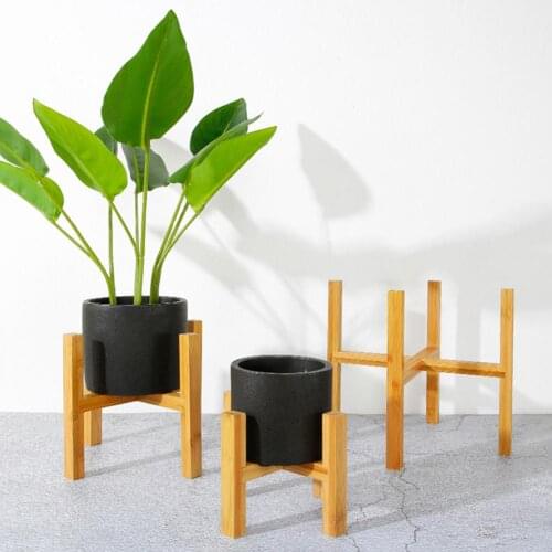 Wood Flower Pot Bonsai Rack Holder Home Garden Indoor Display Plant Stand Shelf Garden Shelf Flower Display Shelf