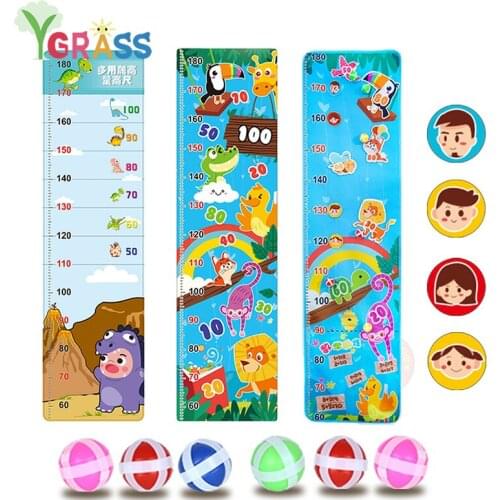 Kids Darts With Sticky Balls Outdoor Play Sport Game Indoor Throwing Shot Toys Boys Growth Chart Wall Stickers Children Toy