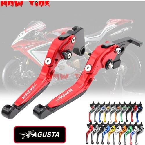 For MV Agusta F3 675 12-18, F3 800/AGO 13-18 Motorcycle Aluminum Adjustable Folding Extendable Brake Clutch Lever