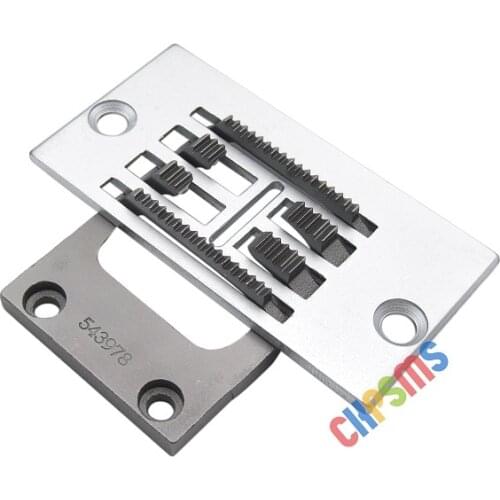 13MM #543977+543978 HOLE NEEDLE PLAT /FEED DOG FOR SINGER 20U 457G, 457W Sewing Machines