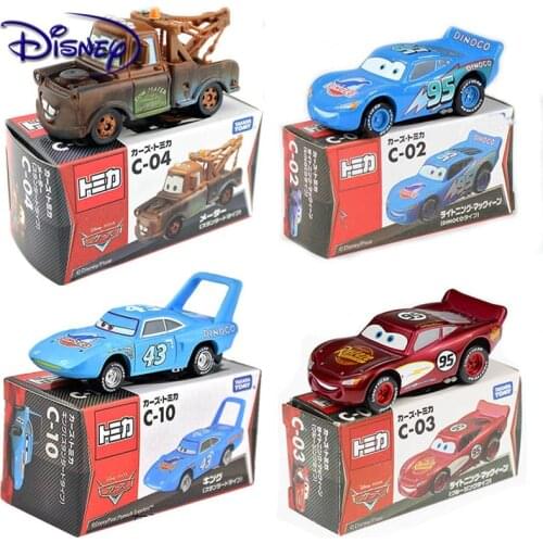 Disney Pixar Cars 3 Lightning McQueen Jackson Storm Cruz Mater Mack Uncle Truck 1:55 Diecast Metal Car Model Boy Gift
