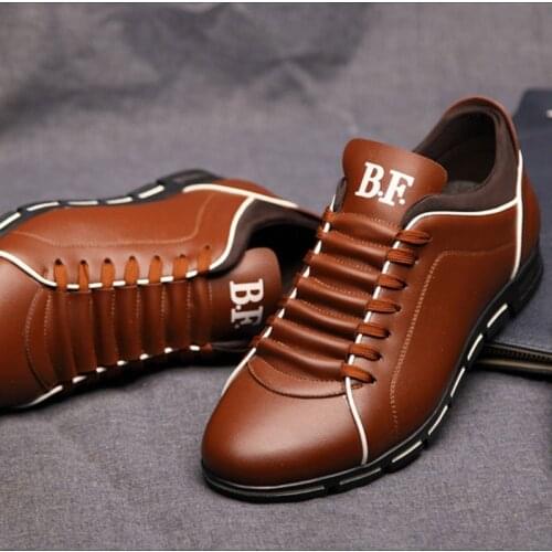 WEH men shoes big size 47 48 designer 2021 new casual leather fashion shoes men classic Comfortable Mens Shoes plus Size 49 50
