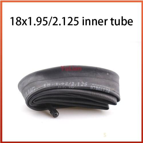Newest Inner Tube 18x1.95/2.125 with a Straight valve fits many gas electric scooters and e-Bike electric folding bicycle