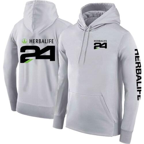 2021 New Herbalife 24 Spring Autumn Cotton Hoodies Customi Pullover Fleece Sweatshirts Fashion Sport Hip Hop Casual Coats Tops