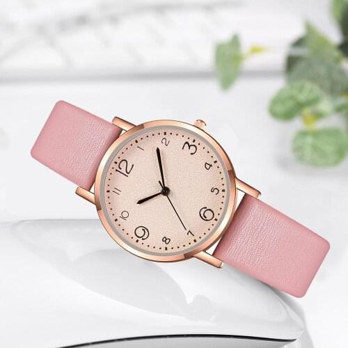 Simple Quartz Watch Women Leather Wristwatch Fashion Casual Lady Watch Female Clock Gifts reloj mujer relogio feminino