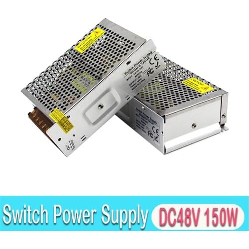Regulated DC Power Supply Unit 48V 3.1A 150W Transformers 110v 220V AC DC48V SMPS For LED Lighting Stepper Motor CNC Router
