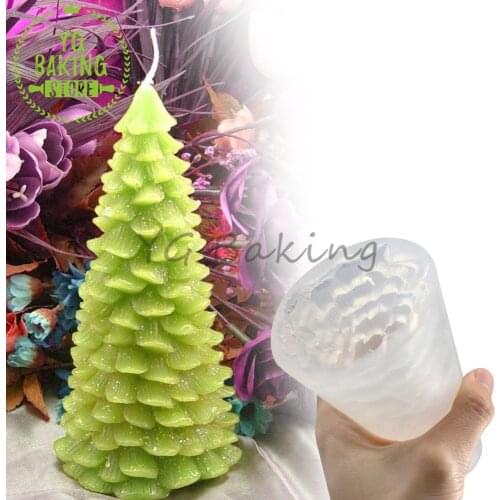 Dorica Christmas Tree Design Chocolate Mousse Mold Fondant Silicone Cake Mold Baking Tool kitchen Accessories Cake Tool