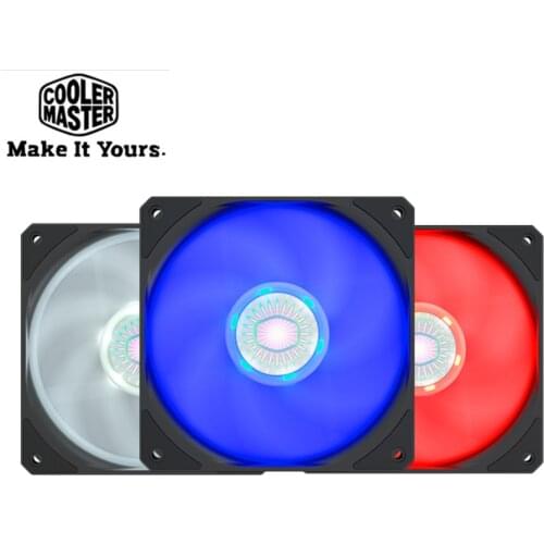 Cooler Master SickleFlow 120 LED Cooler PC Case Fan 120mm 4PIN PWM Shockproof silence cooler Fan Cooling Computer water cooling