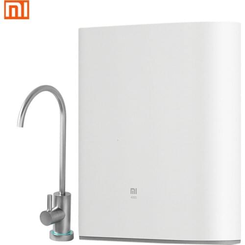 Xiaomi 1A MR432 Smart Water Purifier Reverse Osmosis RO Technology Home Drinking Water Filtration System Mi Home APP With Faucet