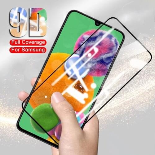 9D Full Screen Protective Glass on For Samsung Galaxy A51 A71 A41 A31 A21 A11 A01 A10 A20 A30 A40 A50 A70 M11 M21 M31 M51 Glass