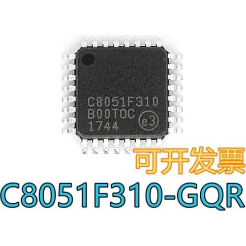 10PCS Free shipping C8051F310-GQR C8051F310 Flash memory microcontroller chip LQFP32 New original authentic