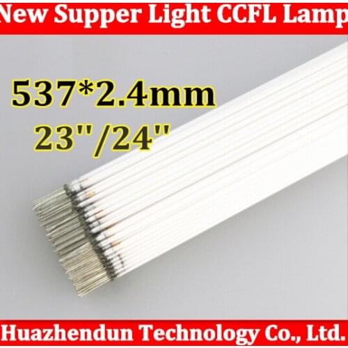 10pcs Super light NEW 537mm for 23.6inch 24inch TV lamp backlight 23.6" 24'' sreen LCD CCFL lamp backlight tube 535MM