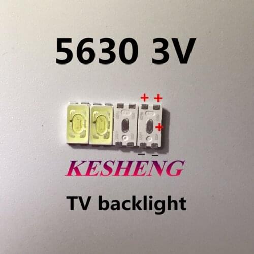 500Pezzi/lottp Led per Seoul 5630 3 V 0.5 W 150MA bianco Freddo ligh per Sony Toshiba TV HA CONDOTTO la striscia