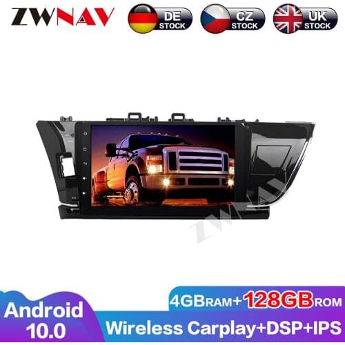 Excellent Performance Android 10 Car Multimedia GPS For Toyota Corolla 2014-2015 Radio auto radio 2din DSP Navigation Full Touch