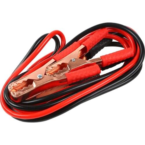 4 Meters 500A Battery Clip Car Leads Booster Cable PVC Thicken Battery Jump Start Leads Cable Black & Red Fire Wires For Cars