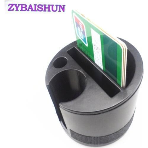 Car Cards for Coin Cup Seat Storage Box Auto Accessories for SEAT Ibiza Leon Toledo Arosa Alhambra Exeo FR Supercopa Mii Altea