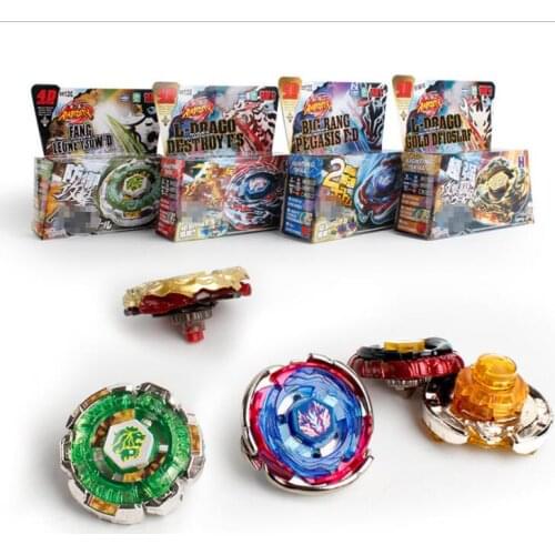 Bayblade 12pcs/lot 32 Style Mix 4D Style L-Drago Destructor (Destroy) Gold Armored Metal Fury 4D Spinning Top - USA SELLER