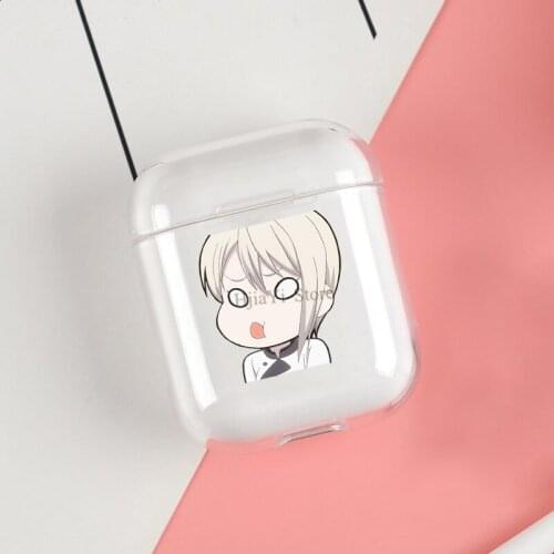 Shokugeki no Soma Food Wars Cases For Apple AirPods 1 2 Case Clear Wireless Bluetooth Earphone Case Protective Shell