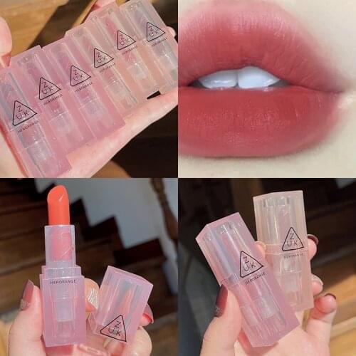 6 Colors Nude Matte Smooth Moisturizer Lipstick Waterproof Long Lasting Red Lip Tint Velvet Lipstick Glazed Lip Gloss Cosmetic