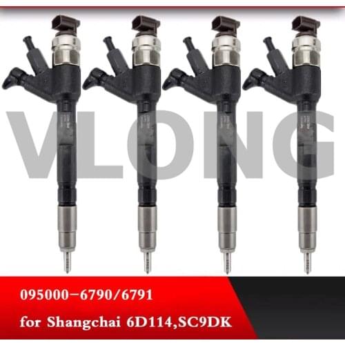 6D114 SC9DK Injection 6790 fuel auto engine injector 095000-6790 and factory price diesel injektor 0950006790