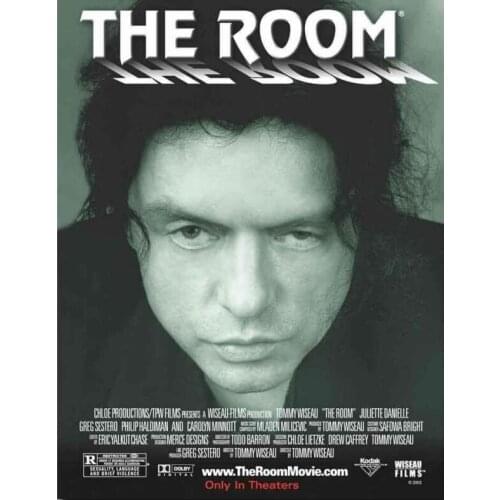 The Room Tommy Wiseau Movie Art Film Print Silk Poster Home Wall Decor 24x36inch