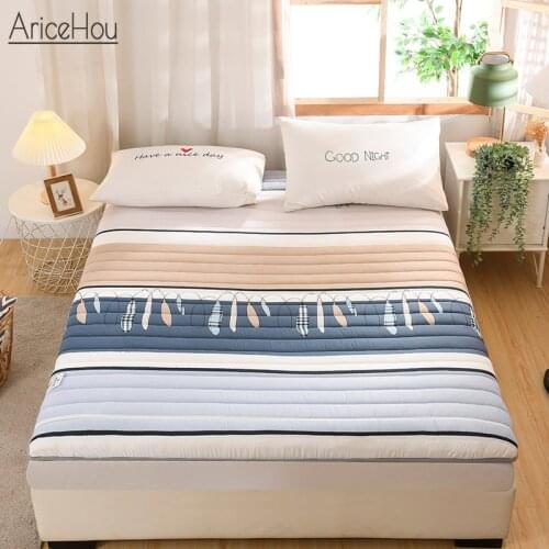 New Cotton Mattress Foldable Tatami 5CM Thickness Mattress Ergonomic Orthopedic Foam Bed Pads Bedroom Floor Car Sleeping Mat